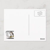 Retro T-shirts Lola en Giften Briefkaart (Achterkant)