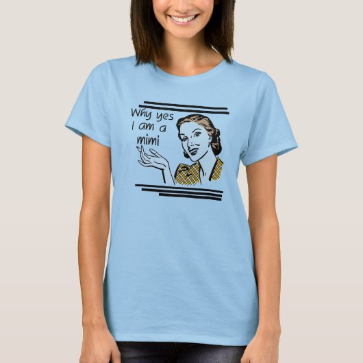 Rétro T-shirts Mimi et cadeaux (Devant)