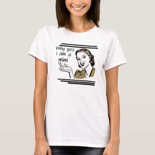 Rétro T-shirts Mimi et cadeaux (Devant)