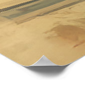 Retro taart en papier charme poster (Hoek)