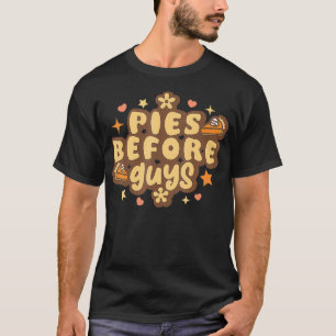 Retro taarten voor jongens Grappige Thanksgiving t T-shirt