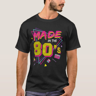Retro Tachtig Jaren Vrouwen Mannen Retro Tachtiger T-shirt