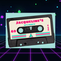 Retro Tachtiger jaren muziek mix tape 40ste verjaa