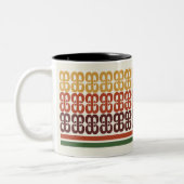 Retro Taco Boutique Motif Mug (Gauche)