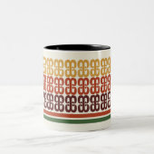 Retro Taco Boutique Motif Mug (Centre)