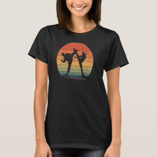 Retro Taekwondo Fighter MMA T-shirt