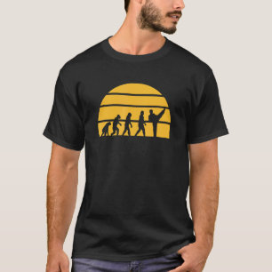 Retro Taekwondo Japanse evolutie van vechtsporten T-shirt