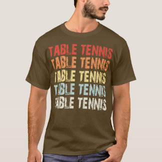 Retro Tafel Tennis T-shirt