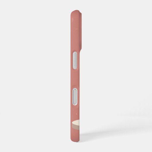 Retro Takeaway Coffee Cup iPhone 16 Hoesje (Rechterkant)