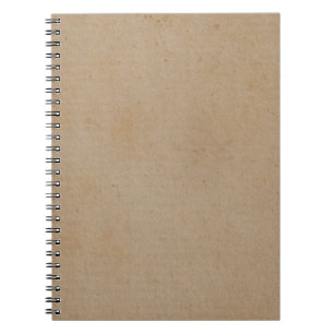 retro Tan bruin papier, perkamentachtergrond Notitieboek