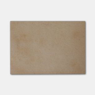  retro Tan bruin papier, perkamentachtergrond Post-it® Notes