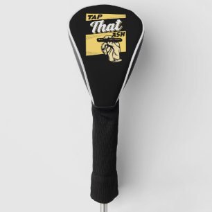 RETRO TAP DAT ASH GRAPPIG SIGAAR QUOTE GOLFHEADCOVER