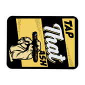 RETRO  TAP DAT ASH GRAPPIG SIGAAR QUOTE MAGNEET (Horizontaal)