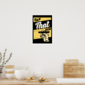 RETRO  TAP DAT ASH GRAPPIG SIGAAR QUOTE POSTER (Keuken)