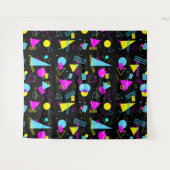 RETRO TAPE COLORFUL VORMEN WANDKLEED (Voorkant (horizontaal))