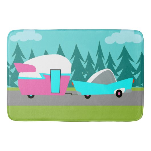 Rétro tapis de bain de campeur/remorque et de (Devant)