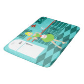 Rétro tapis de bain de tarte (Angle)