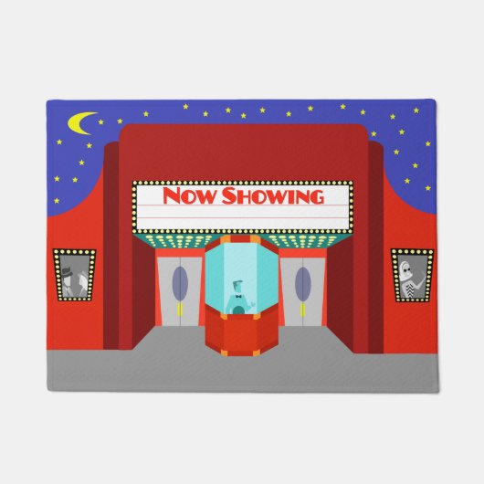 Rétro tapis de porte de salle de cinéma (Devant)