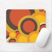 Rétro tapis de souris abstrait coloré (Avec souris)