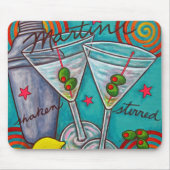 Rétro tapis de souris de Martini (Devant)