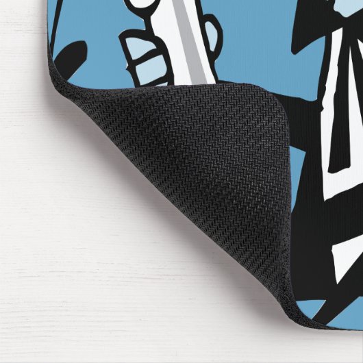 Rétro tapis de souris de trompette d'Oxygentees (Coin)