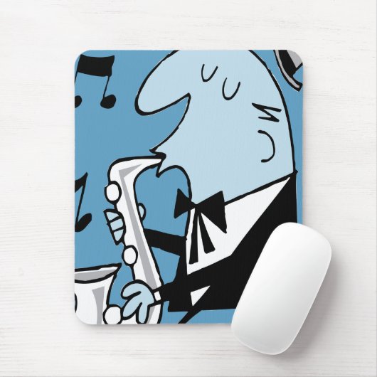 Rétro tapis de souris de trompette d'Oxygentees (Avec souris)