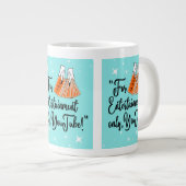 Retro Tarot Mug - "Pour le divertissement seulemen (Devant droit)