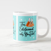 Retro Tarot Mug - "Pour le divertissement seulemen (Droite)