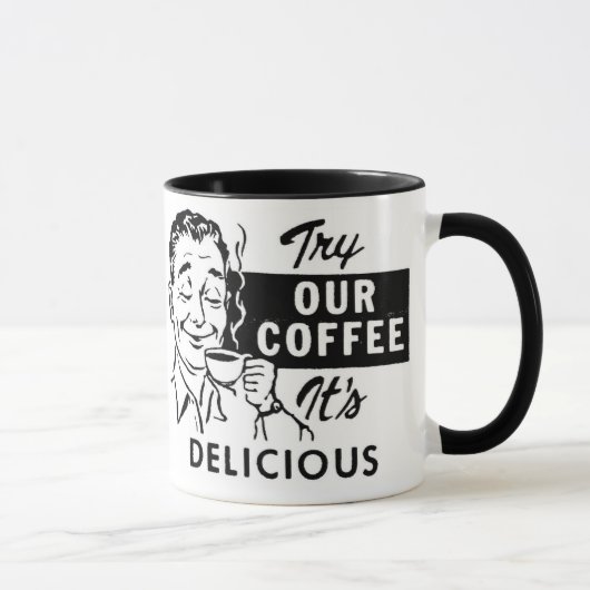 RÉTRO TASSE DE CAFÉ (Droite)