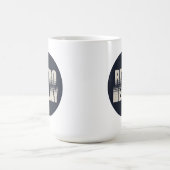 Rétro tasse de café classique de rejeu (Centre)