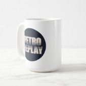 Rétro tasse de café classique de rejeu (Devant gauche)