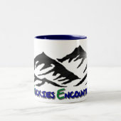 Rétro tasse de café de logo (Centre)