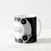 Rétro tasse de café drôle de téléphone (Devant droit)