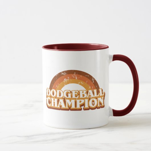 Rétro tasse de champion de Dodgeball (Droite)