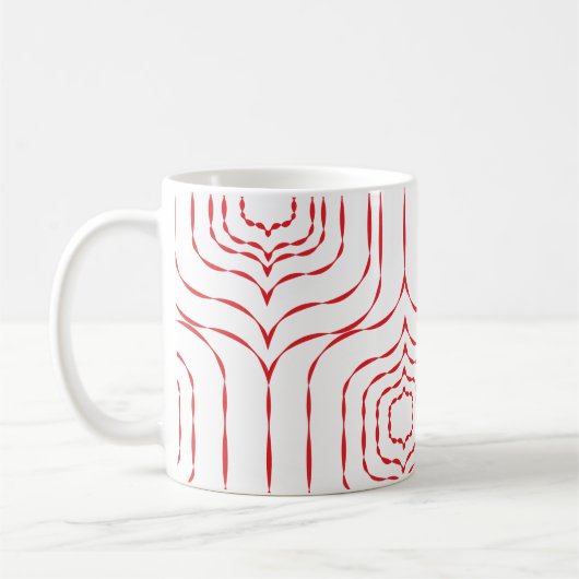 Rétro tasse de fenêtre - rouge (Gauche)