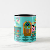 Rétro tasse de fontaine de soude (Centre)