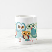 Rétro tasse de hibou de Hibou-un-Jour (Centre)