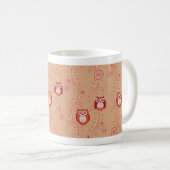 Rétro tasse de hiboux (Devant droit)