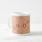 Rétro tasse de hiboux (Devant gauche)