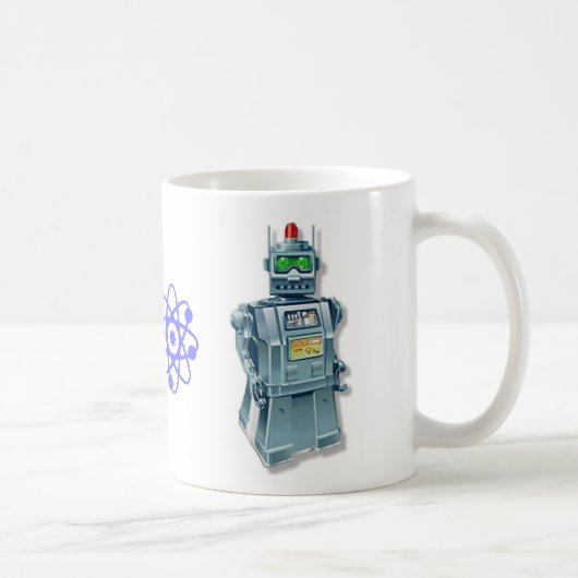 Rétro tasse de règle de robots (Droite)