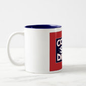 Rétro tasse de sucettes de toux de SOS (Gauche)