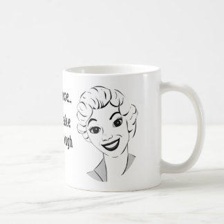 Rétro tasse drôle de maman