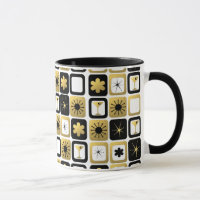 Rétro tasse fascinante d'or