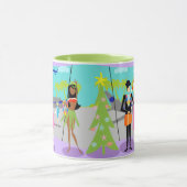 Rétro tasse hawaïenne de Noël (Centre)