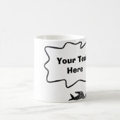 Rétro tasse personnalisable de citation de (Centre)