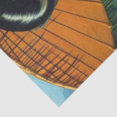 Retro Tattoo Beach Pin-up Tissuepapier (Detail)