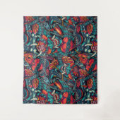 Retro-Tattoo geacht Wandkleed (Voorkant)