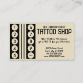 retro tattoo loyalty - programma (Achterkant)