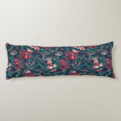 Retro Tattoo Patroon Lichaamskussen (Achterkant)