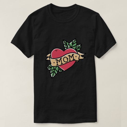 Retro-Tattoo T-shirt (Design voorkant)